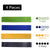 Elastic Fitness Bands Gum Set Latex Crossfit Exercise Pilates Training Resistance Band Strength Gym Rubber Equipment Expander