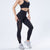 SALSPOR Women Yoga Pants Sports Running Sportswear Stretchy Fitness Leggings Gym Seamless Tummy Control Compression Tights Pants